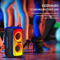 HOPESTAR Party 110 Mini-Bluetooth-Lautsprecher mit bunten Lichtern, Party 110 Mini (Black), Party 110 Mini (Green), Party 110 Mini (Grey), Party 110 Mini (Blue)