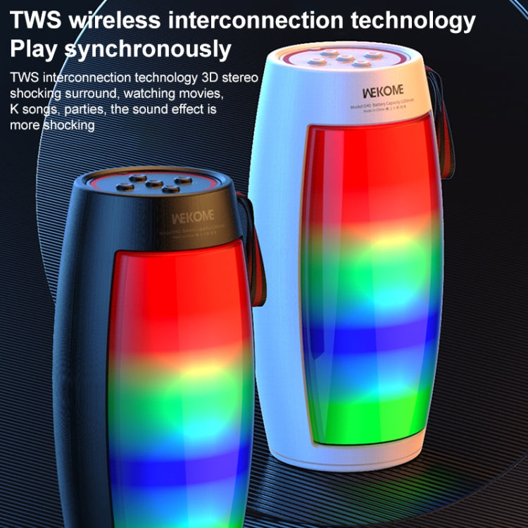 WEKOME D40 5W Sound Pulse Bunter Bluetooth-Lautsprecher, D40 (Black), D40 (White)