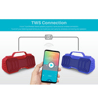 NewRixing NR-2029 Tragbarer kabelloser Bluetooth-Stereolautsprecher, unterstützt TWS-Funktionslautsprecher