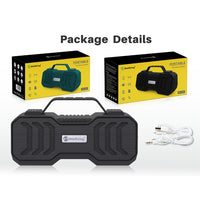 NewRixing NR-4500 Tragbarer kabelloser Bluetooth-Stereolautsprecher, unterstützt TWS/FM-Funktionslautsprecher