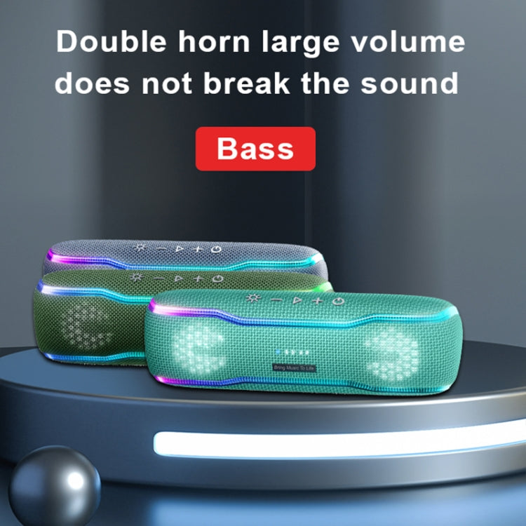 XDOBO BMTL BOSS IPX7 Wasserdichter tragbarer kabelloser Bluetooth-Lautsprecher mit buntem RGB-Licht und TWS, BMTL BOSS