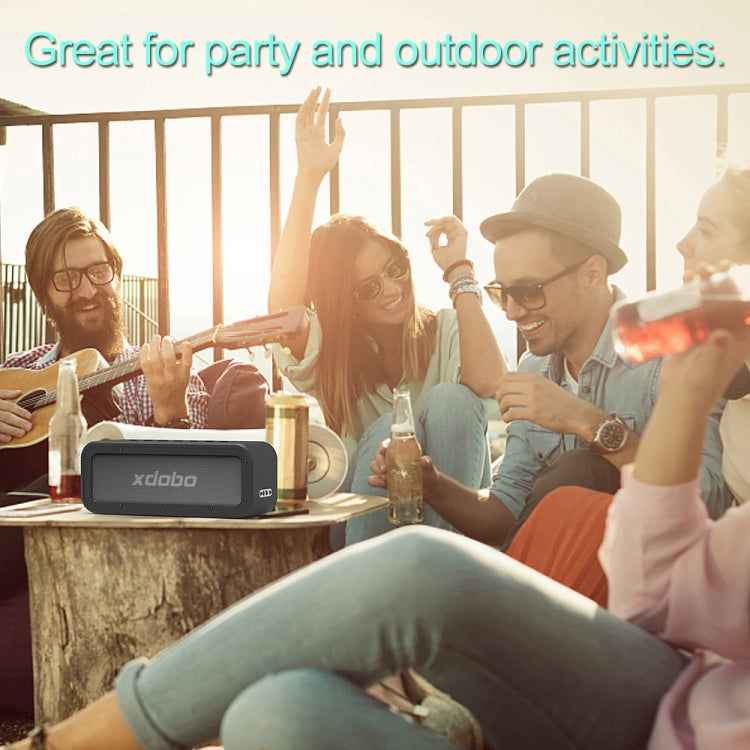 XDOBO Wake 1983 IPX7 Wasserdichter tragbarer kabelloser Bluetooth-Außenlautsprecher