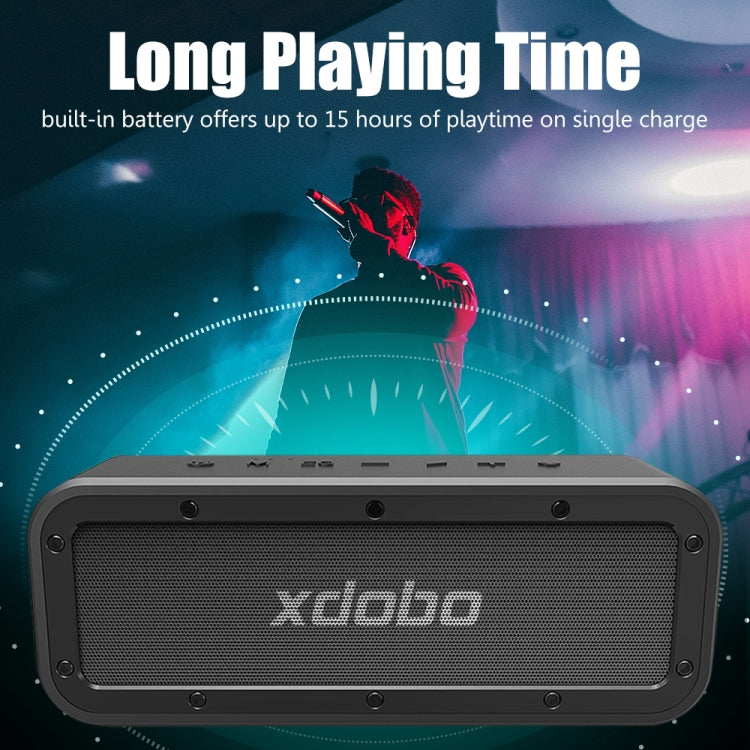 XDOBO Wake 1983 IPX7 Wasserdichter tragbarer kabelloser Bluetooth-Außenlautsprecher