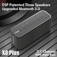 XDOBO X8 Plus 80 W kabelloser Bluetooth-Lautsprecher für den Außenbereich, unterstützt TWS, TF-Karte und U-Disk, X8 Plus