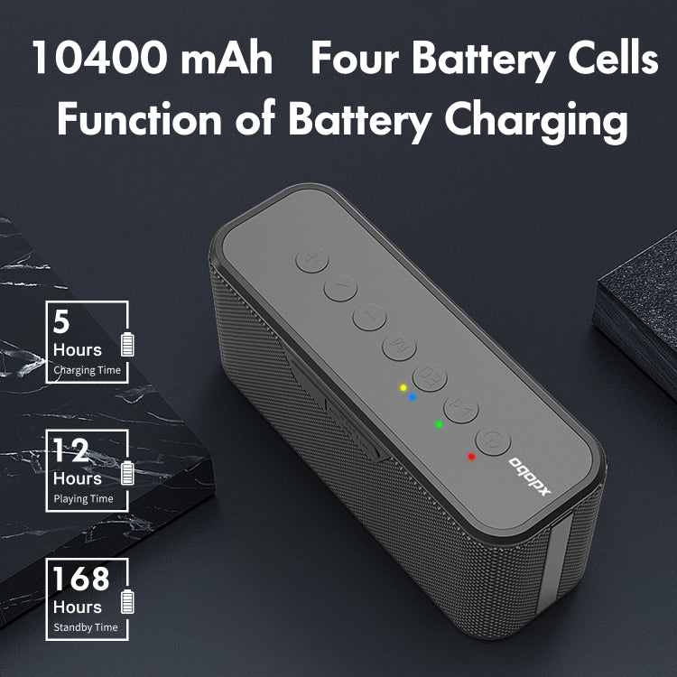 XDOBO X8 Plus 80 W kabelloser Bluetooth-Lautsprecher für den Außenbereich, unterstützt TWS, TF-Karte und U-Disk, X8 Plus