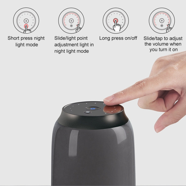 Original Xiaomi Youpin V03 kabelloser Bluetooth-Lautsprecher mit buntem Licht, unterstützt Freisprecheinrichtung/AUX