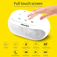 awei Y200 Kabelloser Bluetooth-Lautsprecher mit Touch-Tasten, unterstützt Aux-Leitung und TF-Karte, Y200