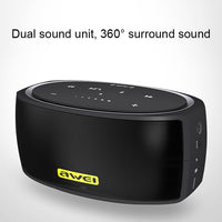 awei Y210 Tragbarer kabelloser Bluetooth-Lautsprecher V4.2 mit verbessertem Bass, unterstützt NFC / TF-Karte / AUX, Y210