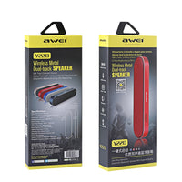 awei Y220 Tragbarer kabelloser Bluetooth-Lautsprecher V4.2 mit HD Clear 3D-Stereo-Sound und Geräuschunterdrückung, unterstützt TF-Karte/AUX, Y220