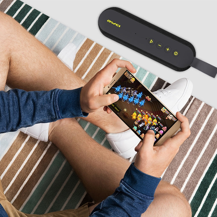 awei Y230 Tragbarer kabelloser Bluetooth-Lautsprecher V4.2 mit HD-Sound und verbessertem Bass, integriertem Mikrofon, unterstützt NFC / U-Disk / TF-Karte / AUX, Y230