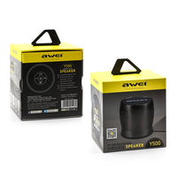 awei Y500 Mini tragbarer kabelloser Bluetooth-Lautsprecher mit 3D-Stereo, integriertem Mikrofon, unterstützt TF-Karte/AUX, Y500