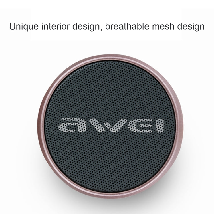 awei Y500 Mini tragbarer kabelloser Bluetooth-Lautsprecher mit 3D-Stereo, integriertem Mikrofon, unterstützt TF-Karte/AUX, Y500