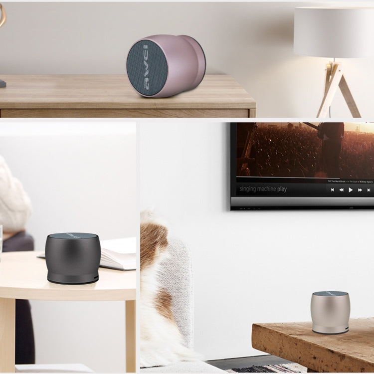 awei Y500 Mini tragbarer kabelloser Bluetooth-Lautsprecher mit 3D-Stereo, integriertem Mikrofon, unterstützt TF-Karte/AUX, Y500