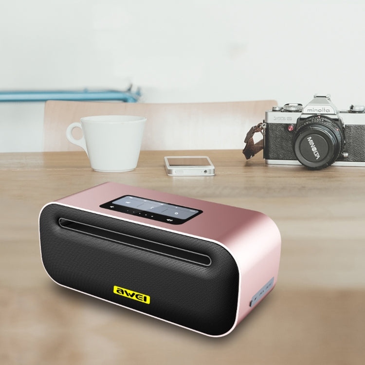 awei Y600 Kabelloser Bluetooth-Lautsprecher mit 3D-Stereo, integriertem Mikrofon, unterstützt TF-Karte/AUX/NFC, Y600
