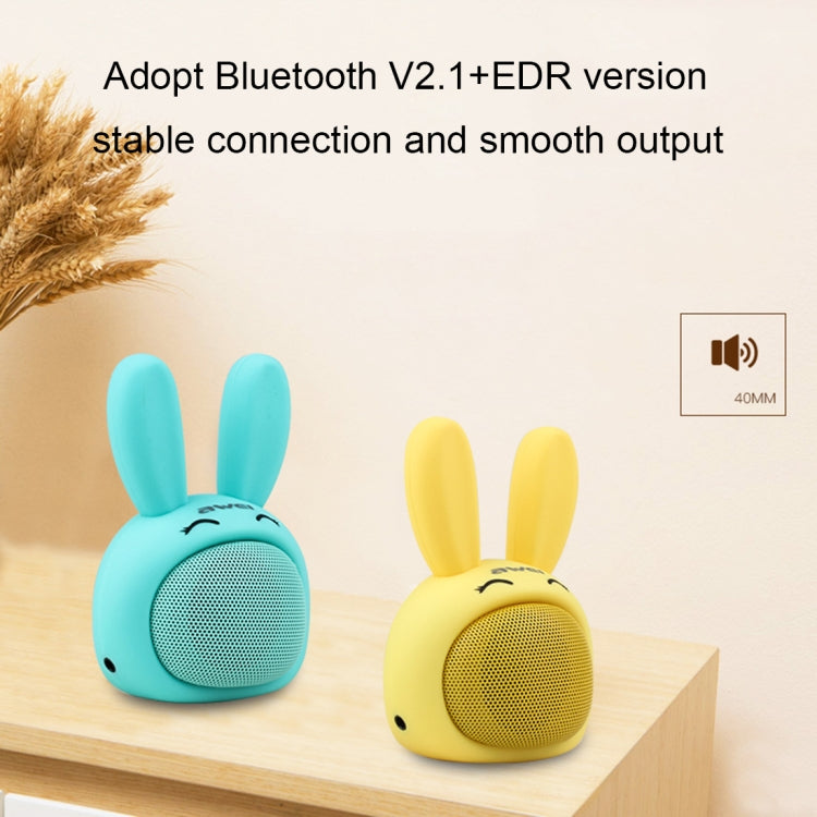 awei Y700 Mini tragbarer kabelloser Kaninchen-Bluetooth-Lautsprecher, integriertes Mikrofon, unterstützt AUX/Freisprechanruf, Y700