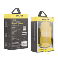 awei Y900 Mini tragbarer kabelloser Bluetooth-Lautsprecher, Rauschunterdrückungsmikrofon, unterstützt TF-Karte/AUX, Y900