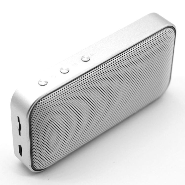 BT209 Tragbarer, ultradünner Mini-Bluetooth-Lautsprecher für den Außenbereich, unterstützt TF-Karte und Freisprechen, Silver, BT209