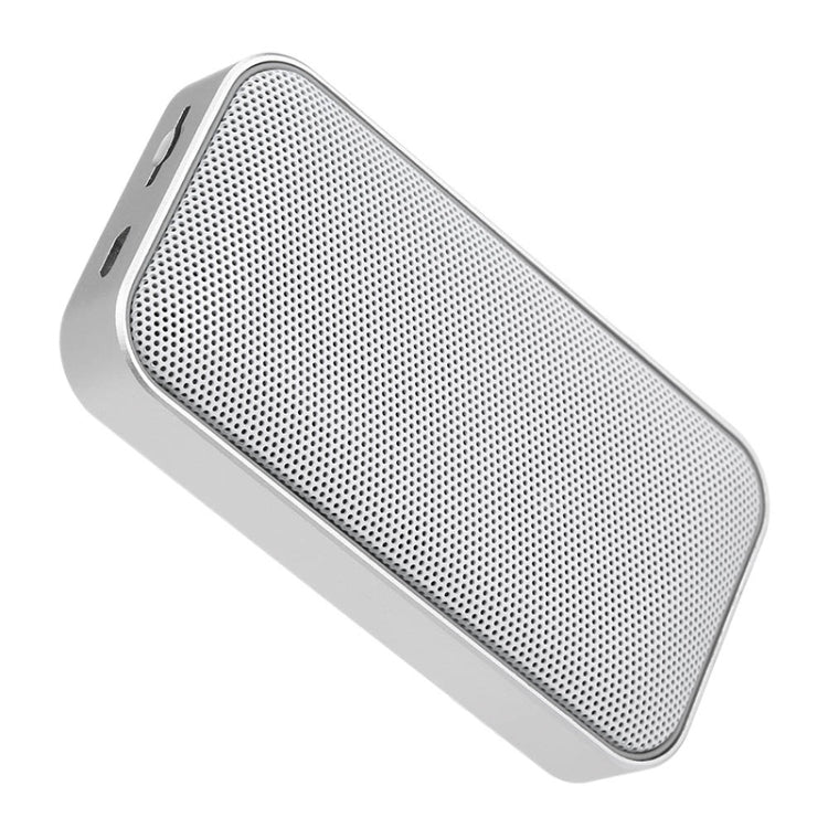 BT209 Tragbarer, ultradünner Mini-Bluetooth-Lautsprecher für den Außenbereich, unterstützt TF-Karte und Freisprechen, Silver, BT209