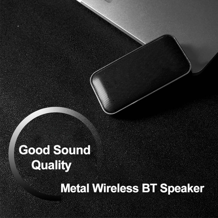 BT209 Tragbarer, ultradünner Mini-Bluetooth-Lautsprecher für den Außenbereich, unterstützt TF-Karte und Freisprechen, Silver, BT209