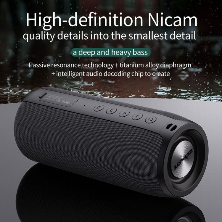 ZEALOT S51 Tragbarer Stereo-Bluetooth-Lautsprecher mit integriertem Mikrofon, unterstützt Freisprechen, TF-Karte und AUX, S51