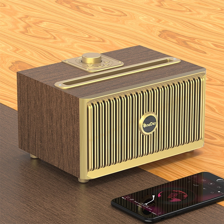 Tragbarer kabelloser Bluetooth-Lautsprecher Oneder V6, unterstützt Freisprecheinrichtung, FM- und TF-Karte sowie AUX- und USB-Laufwerk