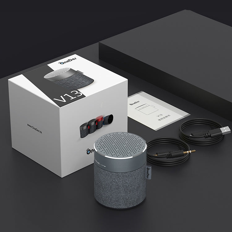 Oneder V13 Mini kabelloser Bluetooth-Lautsprecher, unterstützt Freisprechen, TF, FM und AUX