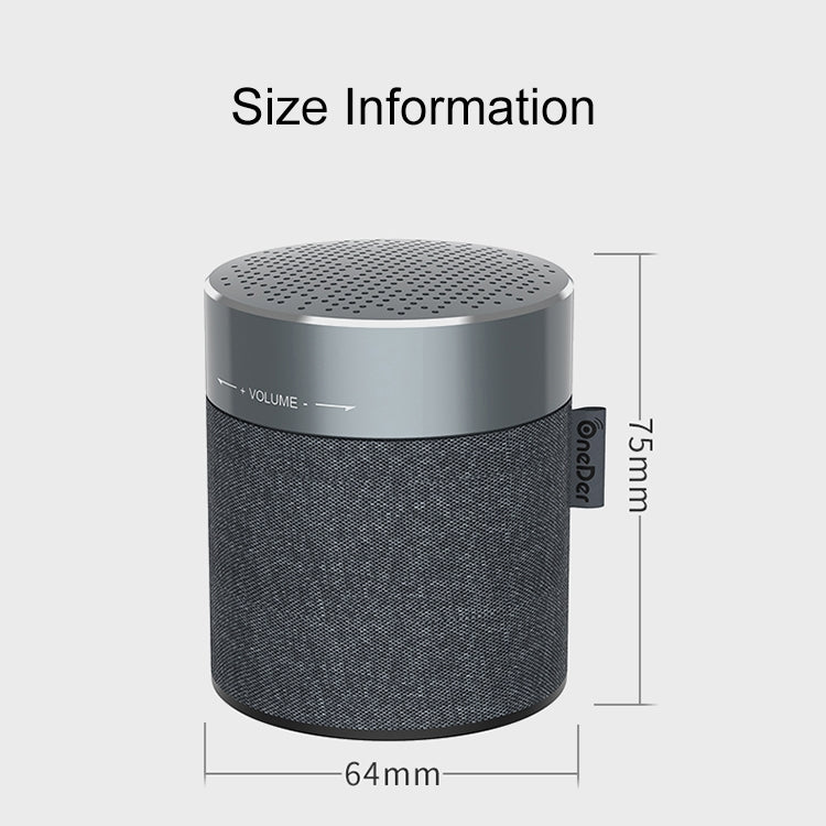 Oneder V13 Mini kabelloser Bluetooth-Lautsprecher, unterstützt Freisprechen, TF, FM und AUX