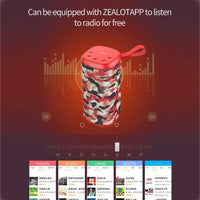 ZEALOT S35 Tragbarer kabelloser Stereo-Bluetooth-Lautsprecher mit schwerem Bass und integriertem Mikrofon, unterstützt Freisprechen, TF-Karte und AUX