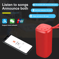 ZEALOT S35 Tragbarer kabelloser Stereo-Bluetooth-Lautsprecher mit schwerem Bass und integriertem Mikrofon, unterstützt Freisprechen, TF-Karte und AUX