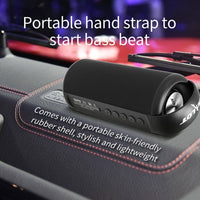 ZEALOT S36 Tragbarer kabelloser Bluetooth-Lautsprecher mit starkem Bass und integriertem Mikrofon, unterstützt Freisprechen, TF-Karte und AUX