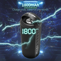 ZEALOT S36 Tragbarer kabelloser Bluetooth-Lautsprecher mit starkem Bass und integriertem Mikrofon, unterstützt Freisprechen, TF-Karte und AUX