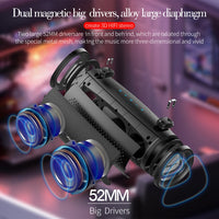 ZEALOT S38 Tragbarer Subwoofer, kabelloser Bluetooth-Lautsprecher mit integriertem Mikrofon, unterstützt Freisprechen, TF-Karte und AUX