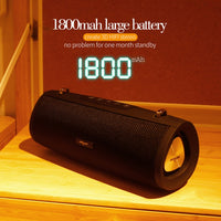 ZEALOT S38 Tragbarer Subwoofer, kabelloser Bluetooth-Lautsprecher mit integriertem Mikrofon, unterstützt Freisprechen, TF-Karte und AUX