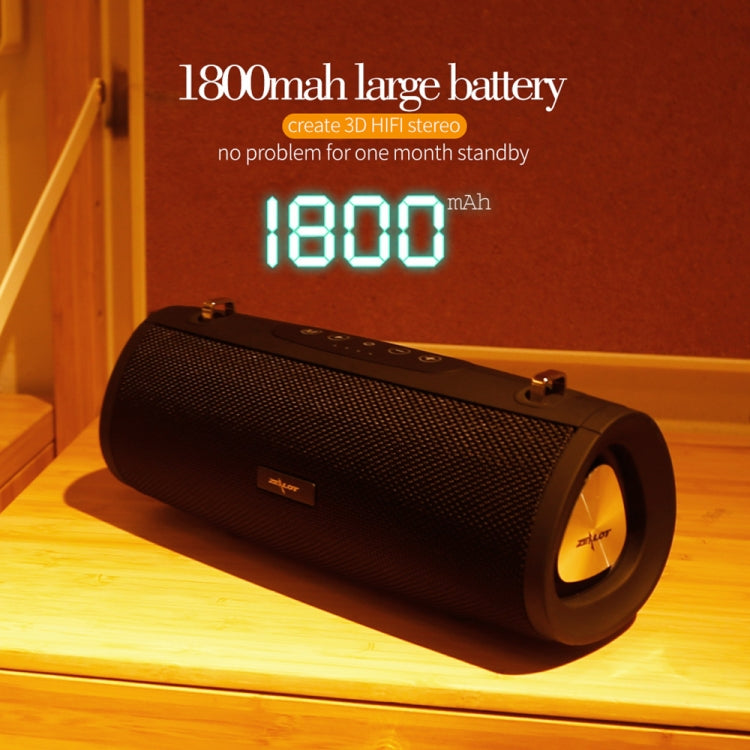 ZEALOT S38 Tragbarer Subwoofer, kabelloser Bluetooth-Lautsprecher mit integriertem Mikrofon, unterstützt Freisprechen, TF-Karte und AUX