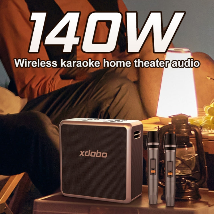 XDOBO King Max 140 W IPX5 wasserdichter tragbarer kabelloser Karaoke-Bluetooth-Lautsprecher, King Max