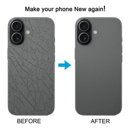 Originale Glas-Akkurückseite mit Kameraabdeckung für iPhone 17, For iPhone 17(with Camera Lens)