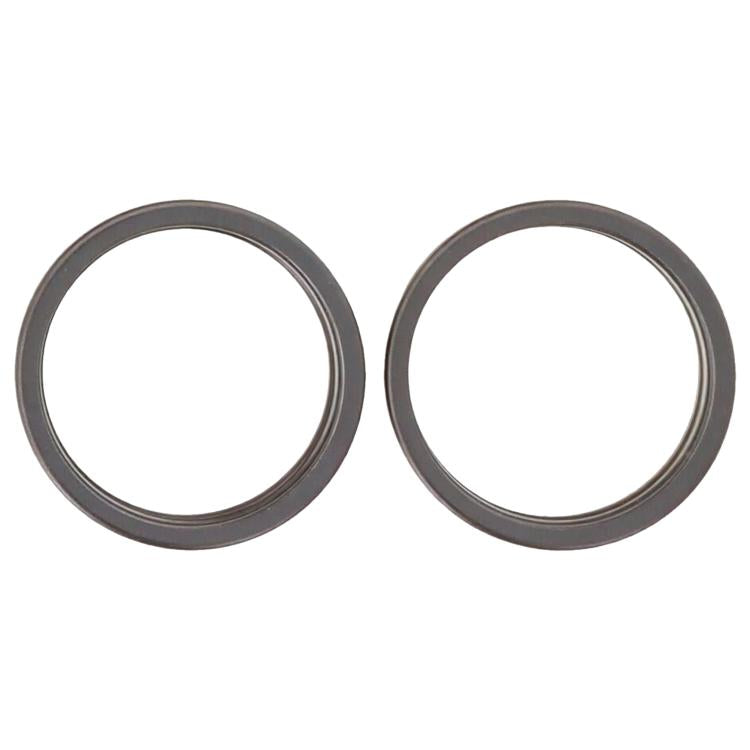 Für iPhone 17 2-teiliges Set Rückkamera-Glaslinse Metall-Außenschutzring, For iPhone 17