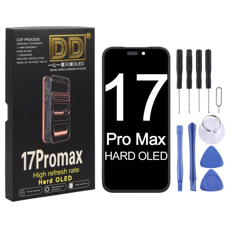 Écran iPhone 17 Pro Max DD Hard OLED – Pièce de rechange pour écran LCD