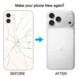 Rückseitenschutzhülle mit Nachahmung des Aussehens des iPhone 17 Pro für iPhone 11, For iPhone 11 to iP17 Pro