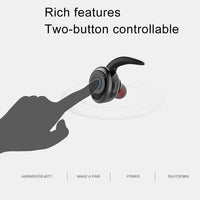 AWEI T1 Sport-Headset IPX4 Wasserdichter kabelloser Bluetooth V4.2 Stereo-Kopfhörer, unterstützt TWS, T1