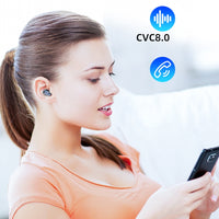 263 TWS CVC8.0 Bluetooth-Kopfhörer mit Geräuschunterdrückung und Ladebox, unterstützt Touch- und LED-Akkuanzeige mit drei Bildschirmen, Telefonhalter, Powerbank sowie HD-Anruf und Sprachassistent, 263