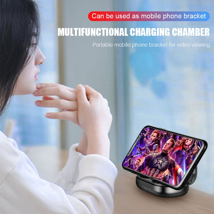 263 TWS CVC8.0 Bluetooth-Kopfhörer mit Geräuschunterdrückung und Ladebox, unterstützt Touch- und LED-Akkuanzeige mit drei Bildschirmen, Telefonhalter, Powerbank sowie HD-Anruf und Sprachassistent, 263