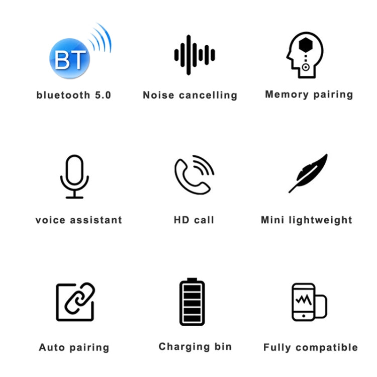 263 TWS CVC8.0 Bluetooth-Kopfhörer mit Geräuschunterdrückung und Ladebox, unterstützt Touch- und LED-Akkuanzeige mit drei Bildschirmen, Telefonhalter, Powerbank sowie HD-Anruf und Sprachassistent, 263