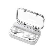 278 TWS Touch-Bluetooth-Kopfhörer mit externer Geräuschunterdrückung und Ladebox, unterstützt LED-Power-Digitalanzeige, Atemlichter und Anruf- und Sprachassistent, 278 Black, 278 White