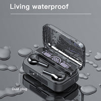 278 TWS Touch-Bluetooth-Kopfhörer mit externer Geräuschunterdrückung und Ladebox, unterstützt LED-Power-Digitalanzeige, Atemlichter und Anruf- und Sprachassistent, 278 Black, 278 White