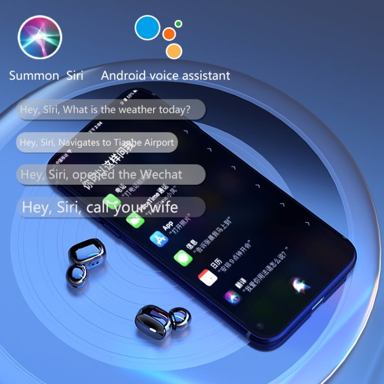 A9 TWS CVC8.0 und DSP Dual Noise Cancelling Bluetooth-Kopfhörer mit magnetischer Ladebox und LED-Digitalanzeige, unterstützt Touch & HD Call & Siri & Power Bank, A9