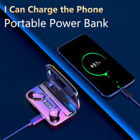 A9 TWS CVC8.0 und DSP Dual Noise Cancelling Bluetooth-Kopfhörer mit magnetischer Ladebox und LED-Digitalanzeige, unterstützt Touch & HD Call & Siri & Power Bank, A9