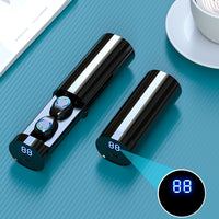 F9-6 TWS CVC8.0 Touch-Bluetooth-Kopfhörer mit Geräuschunterdrückung und ausziehbarer zylindrischer Ladebox, unterstützt LED-Power-Digitalanzeige, Anruf und Siri, F9-6
