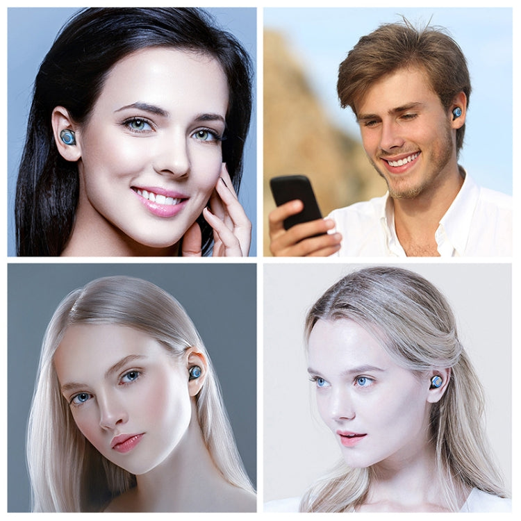 F9-6 TWS CVC8.0 Touch-Bluetooth-Kopfhörer mit Geräuschunterdrückung und ausziehbarer zylindrischer Ladebox, unterstützt LED-Power-Digitalanzeige, Anruf und Siri, F9-6
