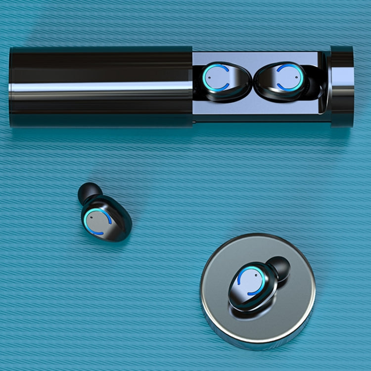 F9-6 TWS CVC8.0 Touch-Bluetooth-Kopfhörer mit Geräuschunterdrückung und ausziehbarer zylindrischer Ladebox, unterstützt LED-Power-Digitalanzeige, Anruf und Siri, F9-6